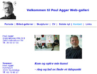 Poul Agger kunstmaler skulptør kunstner artist art painting oil acryl web gallery galleri billeder Grønningen
