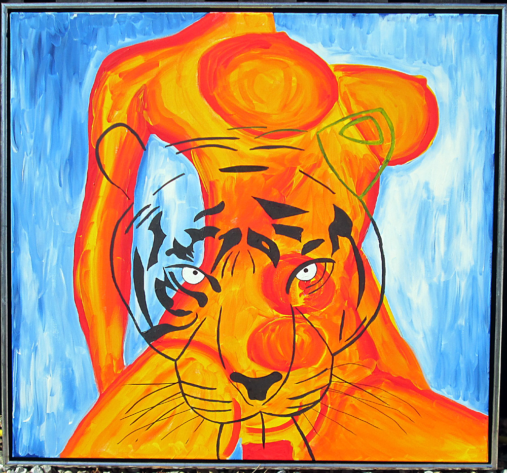 Tiger - Kunstmaler.dk Jesper Schytt