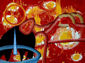 Et minut i 12 - abstrakt syrealisme - udstillet på Charlottenborgs Forårsudstilling 1996